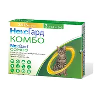 NexGard Combo Spot-On L розчин для котів 1 піпетка - 2.5-7.5 кг (4028691583042) 