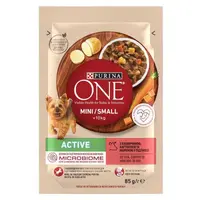 Purina One MINI ACTIVE Beef, Potato & Carrot ВОЛОГИЙ КОРМ Premium собаки (з яловичиною, картоплею та морквою) 100 г 