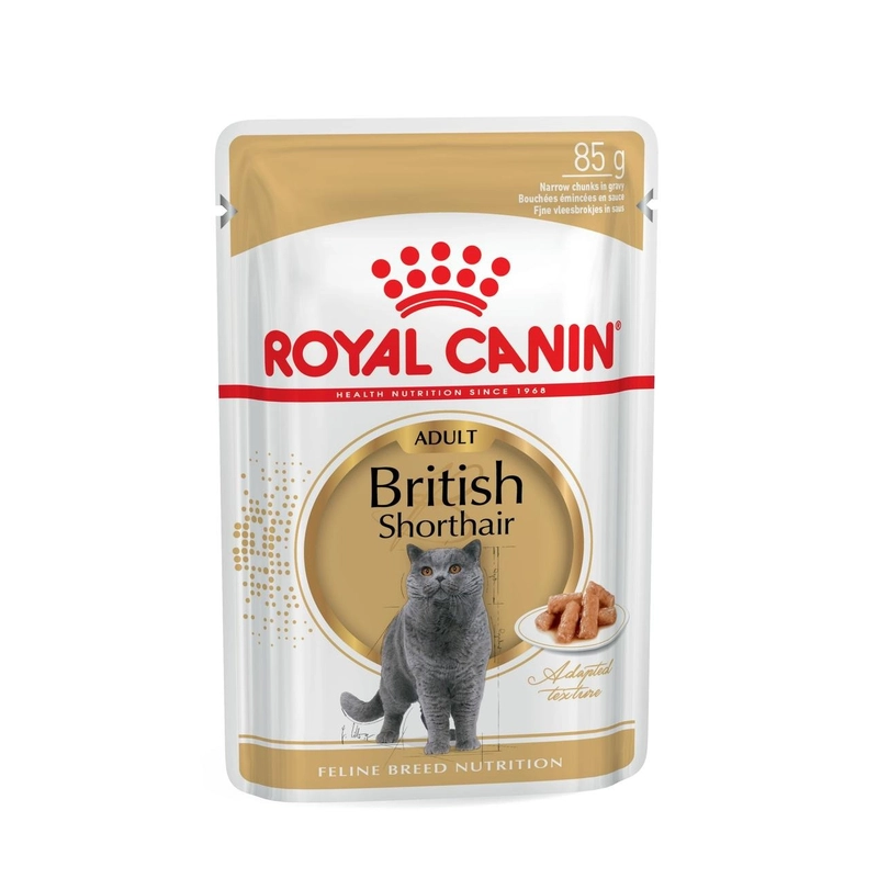 Royal Canin British Shorthair Adult влажный корм для кошек 85 г (9003579001257) 