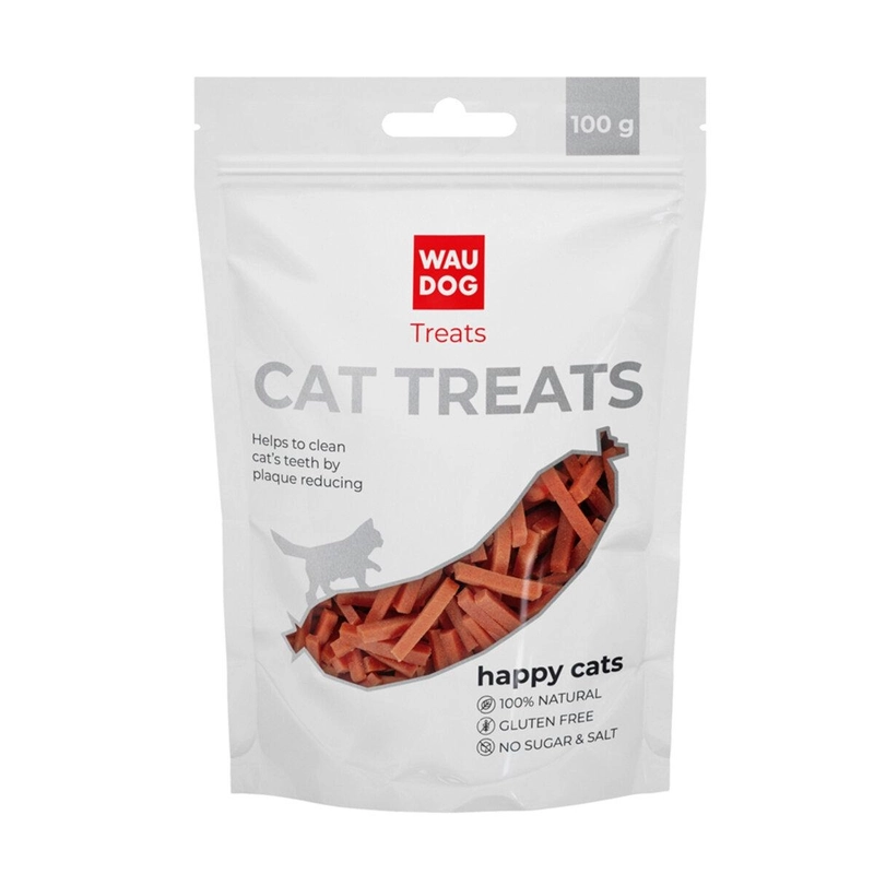 WAUDOG Treats ласощі для котів 100 г - смужки з куркою (4823089357126) 