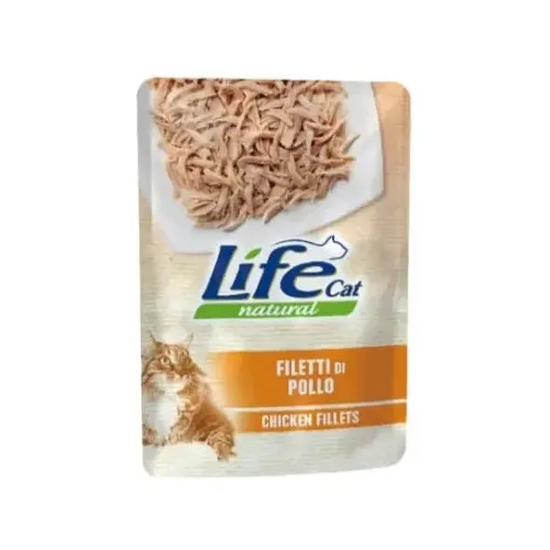 Lifecat Natural ВОЛОГИЙ КОРМ Супер-преміум коти (з курячим філе) 85 г