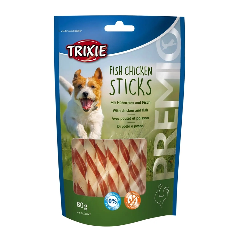 Trixie Premio Fish Chicken Sticks лакомство для собак 80 г - с курицей и рыбой (4011905317472) 