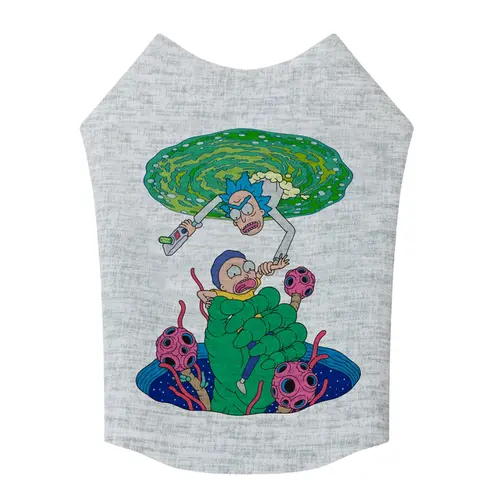 WAUDOG Clothes майка для собак S 40 - з малюнком Рік та Морті 3 (4823089346724)