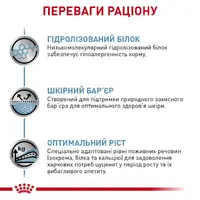 Royal Canin VETERINARY Hypoallergenic Puppy СУХИЙ КОРМ-ДІЄТА Холістік цуценята (з м'ясом) 1.5 кг  - фото 1