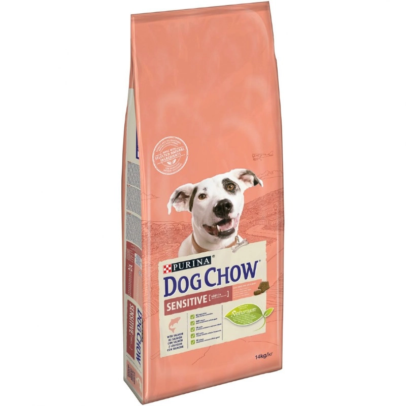 Dog Chow Sensetive ADULT 1+ СУХИЙ КОРМ Premium собаки (з лососем) 14 кг 