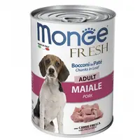 Monge Fresh влажный корм для собак 400 г - со свининой (8009470014465) 
