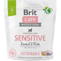 Brit Care Sustainable Sensitive Digest & Skin Insect & Fish СУХИЙ КОРМ Супер-преміум собаки (з комахами та рибою) 1 кг 