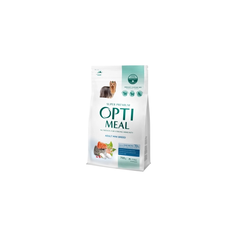 Optimeal ADULT MINI Breed сухой корм для собак мелких пород 1.5 кг - с лососем (4820215364256) 