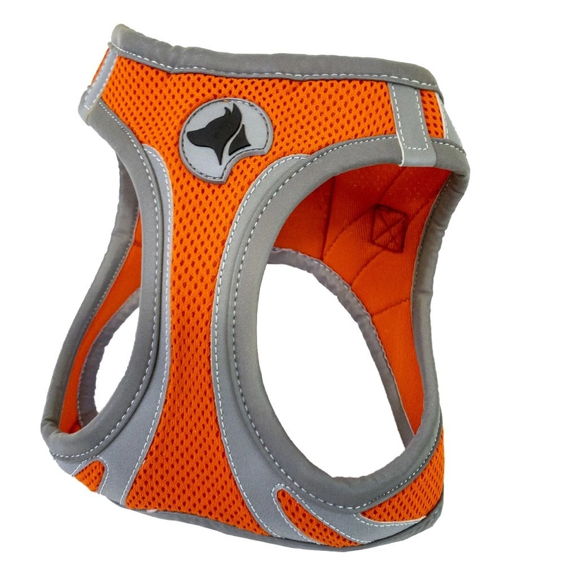 Croci Hiking Reflective шлея для собак XS 30-33 см - нейлонова, помаранчева (8023222171657) 