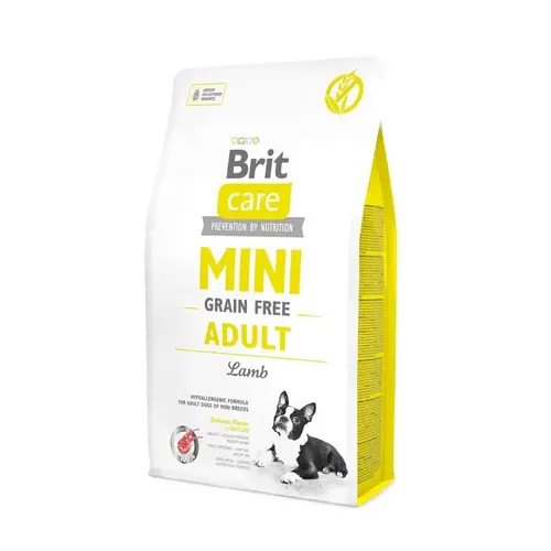 Brit Care MINI Grain-Free ADULT Lamb сухий корм для собак дрібних порід беззерновий 2 кг - з ягням (8595602520107)