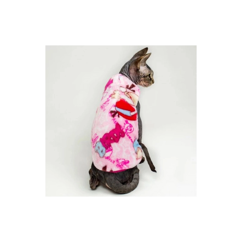 Style Pets Angry Birds тепла кофта для котів L+ - рожева (3000000025277)  - фото 2
