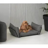 Dogs Bomba Лофт Рогожка лежак для собак 55х47 см - сірий (2000981280956)  - фото 2