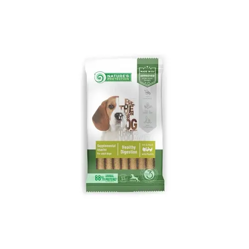 Natures Protection Adult Healthy Digestion Poultry ЛАСОЩІ Супер-преміум собаки (з птицею) 110 г