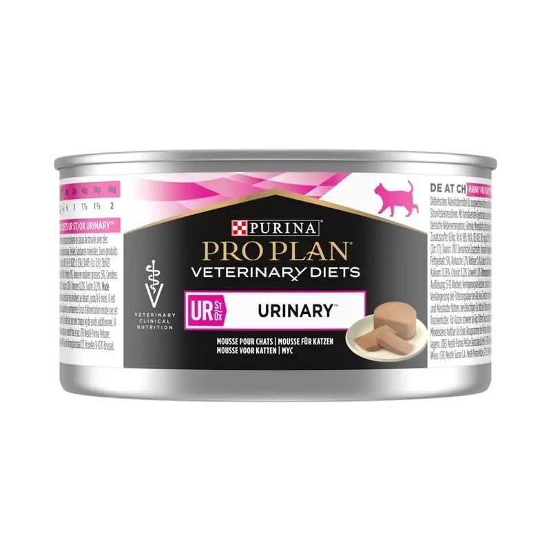 Purina Pro Plan Veterinary Diets UR Urinary ВОЛОГИЙ КОРМ Холістік коти (при захворюваннях сечовивідних шляхів) 195 г  - фото 1
