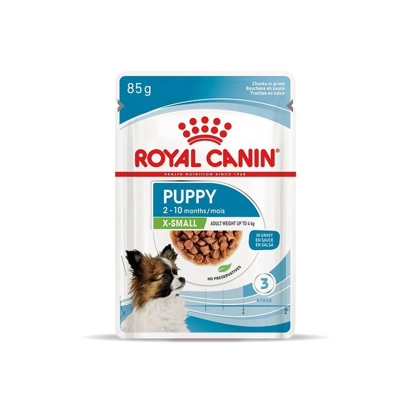 Royal Canin X-Small Puppy ВОЛОГИЙ КОРМ Супер-преміум цуценята мініатюрних порід (з м'ясом) 85 г 