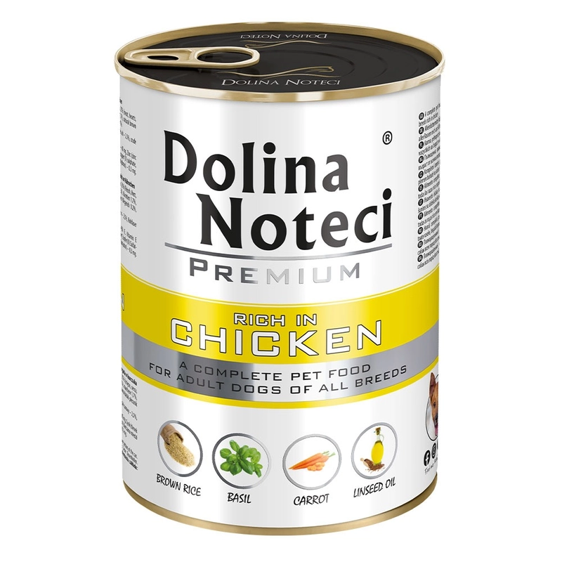 Dolina Noteci Premium ADULT All Breeds rich in Chiken вологий корм для собак 400 г - з куркою (5902921301318) 