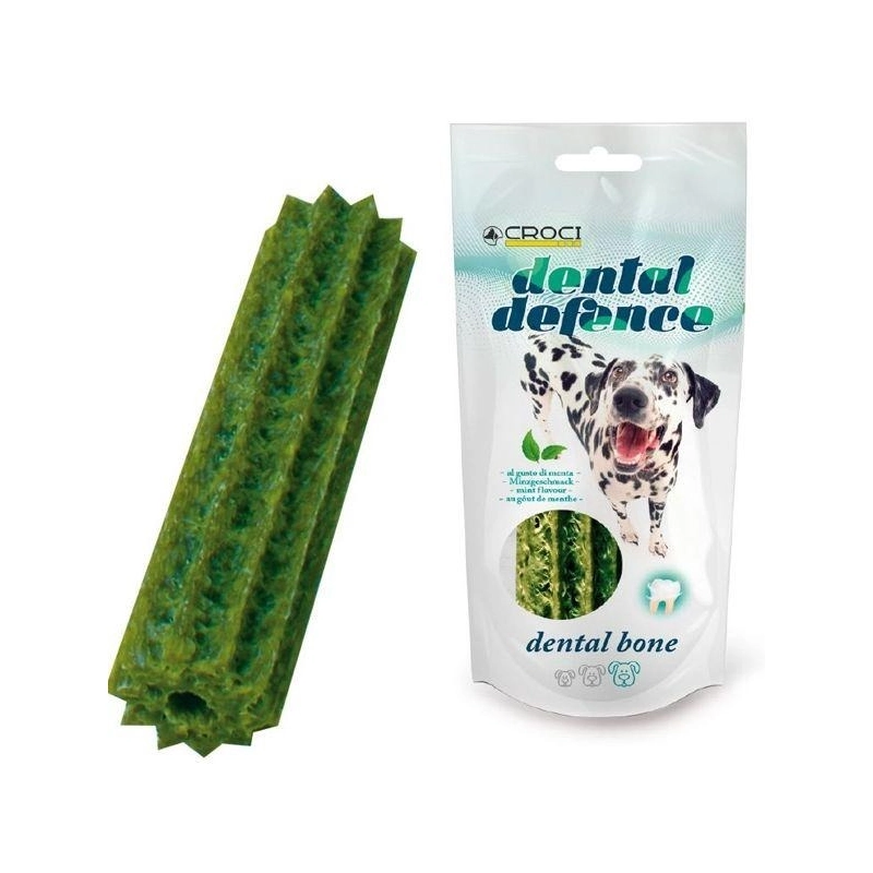 Croci Dental Defence Bone для защиты зубов с мятой лакомство для собак 100 г (8023222189485) 