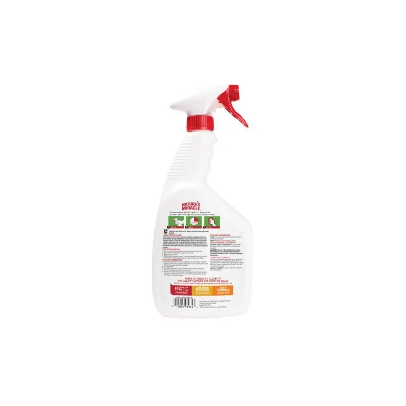 8in1 Nature’s Miracle Cat Stain&Odor Remover Spray засіб для усунення плям та запахів котів 946 мл (018065969743)  - фото 1