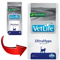 Farmina Vet Life UltraHypo сухий корм для котів при харчовій алергії 400 г - з куркою (8010276022561)  - фото 4