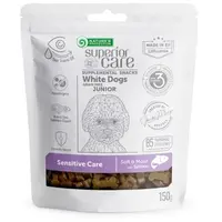 Nature's Protection Superior Care White Dogs Sensitive Care с лососем лакомство для щенков с рыжим окрасом шерсти 150 г (4771317476579) 