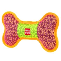 WAUDOG Fun Кістка іграшка для собак 20х12 см - рожева (4823089348667)  - фото 1