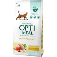 Optimeal сухий корм для котів 10 кг - з куркою (4820083905582) 