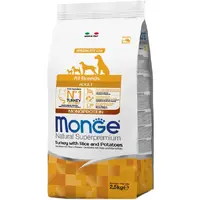 Monge ALL BREED ADULT MonoProtein Duck With Rice СУХИЙ КОРМ Супер-преміум собаки (з індичкою, рисом та картоплею) 2.5 кг 