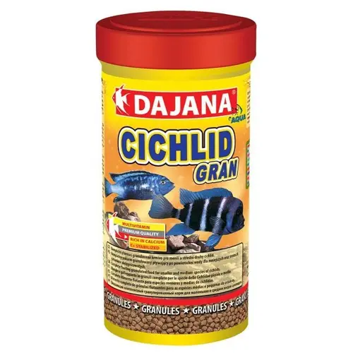 Корм для маленьких та середніх цихлідів Dajana Cichlid Gran в гранулах 50 г (8594000250555)