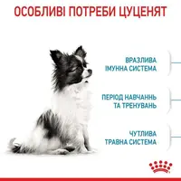 Royal Canin X-SMALL Puppy 2-10 Months With Poultry сухий корм для цуценят мініатюрних порід 0.5 кг - з домашньою птицею(3182550793568)  - фото 9
