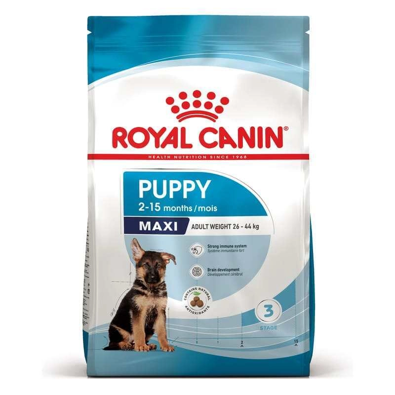 Royal Canin Maxi Puppy СУХИЙ КОРМ Супер-преміум цуценята великих порід (з м'ясом) 4 кг 