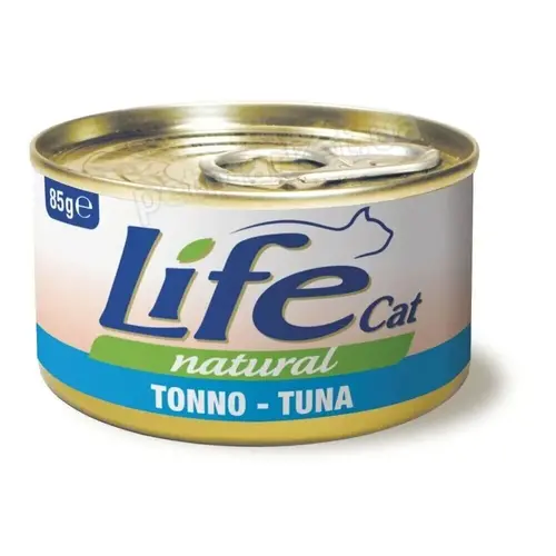 Lifecat Natural ВОЛОГИЙ КОРМ Супер-преміум коти (з тунцем) 85 г