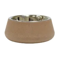 Croci Bamboo миска для собак 0.8 л 17 см - бамбукове волокно, бежева (8023222230255) 