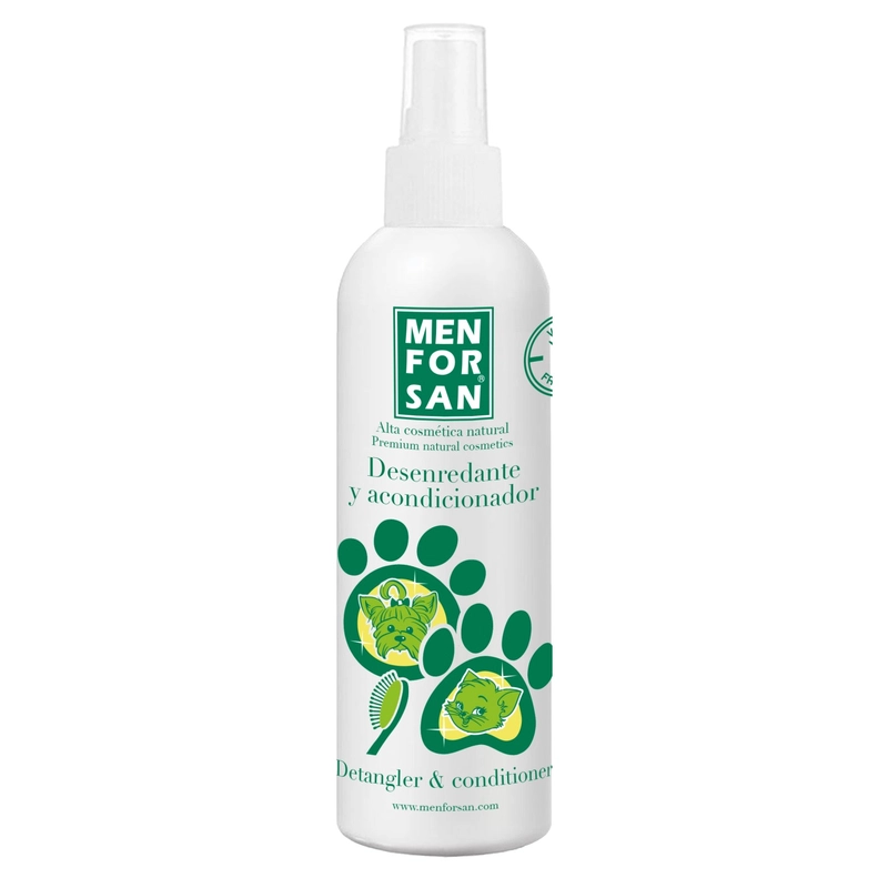 MenForSan Detangler&Conditioner кондиціонер для котів та собак для розплутування та блиску шерсті 125 мл (8414580022666) 