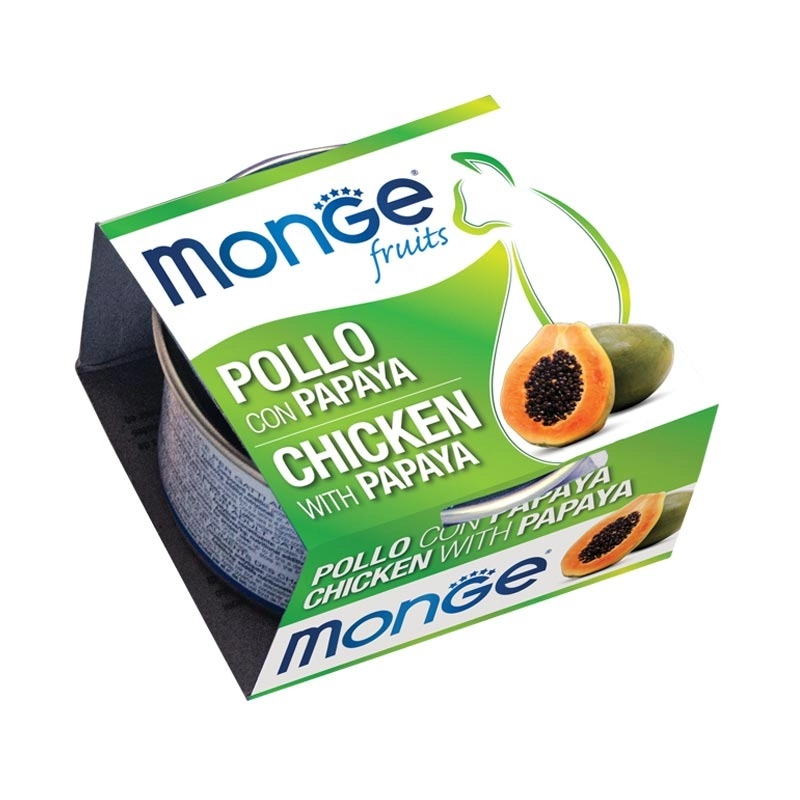 Monge Fruit ВОЛОГИЙ КОРМ Premium коти (з куркою та папаєю) 80 г 