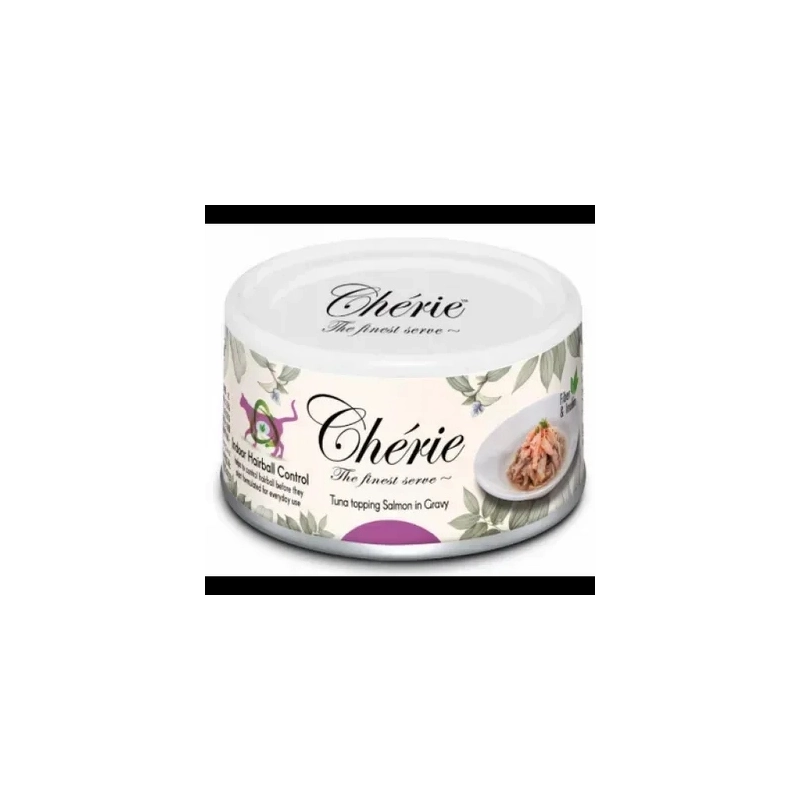 Cherie Hairball Control ВОЛОГИЙ КОРМ Супер-преміум коти (для контролю утворення грудочок шерсті) 80 г 