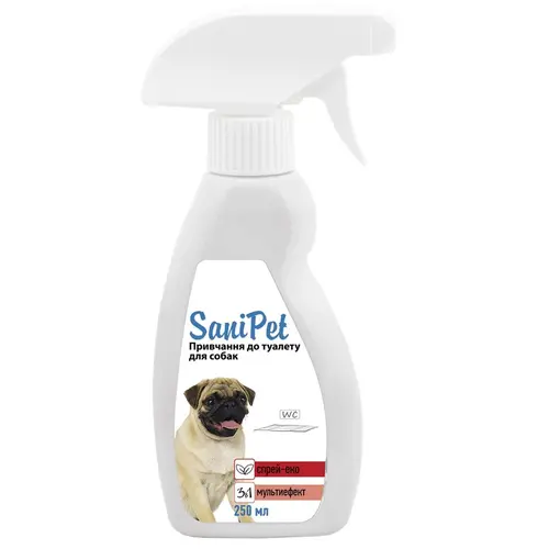 ProVET Sani Pet спрей-притягувач для собак 250 мл - для привчання до туалету (4823082405633)