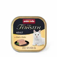 Animonda Vom Feinsten Adult влажный корм для кошек 100 г - с курицей и говядиной (4017721832083) 