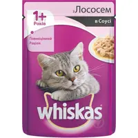 Whiskas ВОЛОГИЙ КОРМ Економ коти (з лососем) 85 г 