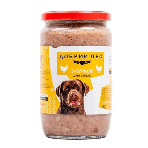 Добрый Пес влажный корм для собак 660 г - с курицей (4820185492492)