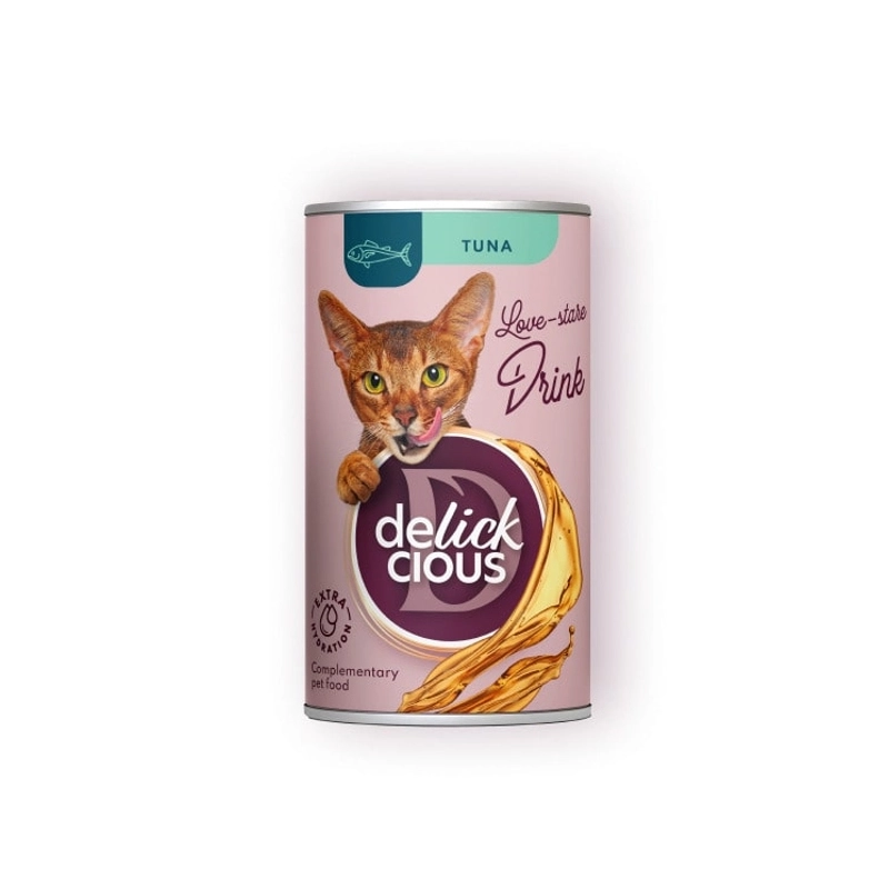 Delickcious Drink ВОЛОГИЙ КОРМ Premium коти (напій з океанічною рибою) 140 г 