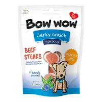 Bow Wow Снеки из говядины в виде стейков лакомство для собак 80 г (8595042691542) 