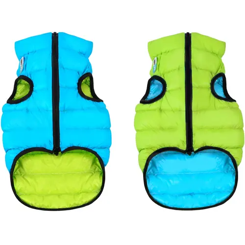 AiryVest куртка двостороння для собак XS 30 - салатово-блакитна (4823089301488)