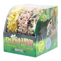 Ласощі для гризунів Смаколики Овочеві кільца 3в1 (4823094301916) 