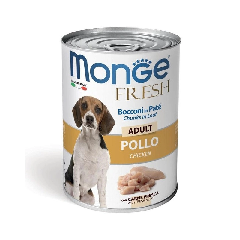 Monge Dog Wet Fresh влажный корм для собак 400 г - с курицей (8009470014472) 