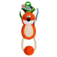 GiGwi ECO FRIENDZ Лисиця іграшка для собак 76 см - з пищалкою та мотузкою (48236089365770) 