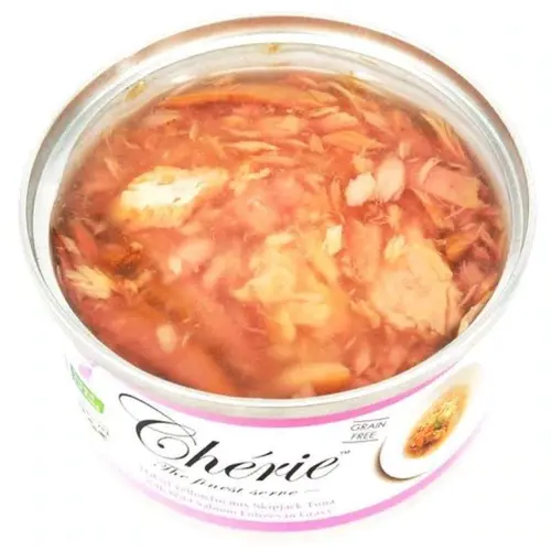 Cherie GF Signature Gravy ВОЛОГИЙ КОРМ Холістік коти (з жовтоперим тунцем та диким лососем) 80 г