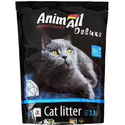 AnimAll Блакитна долина наповнювач для котячого туалету 3.8 л - силікагелевий (4820224500041)