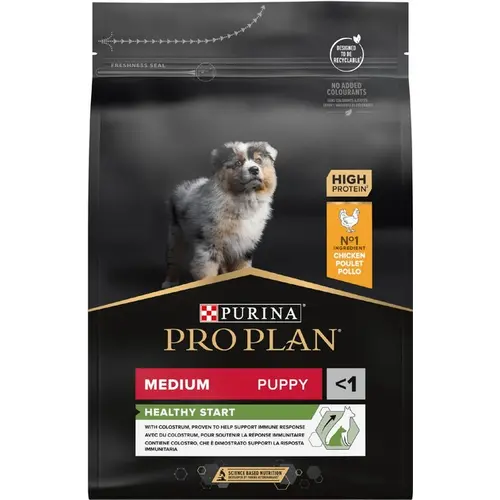 Purina Pro Plan Medium Puppy 1< Healthy Start СУХИЙ КОРМ Супер-преміум цуценята середніх порід (з куркою) 3 кг