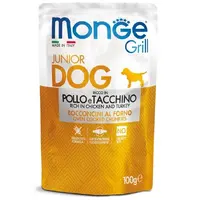 Monge Grill Junior Chicken & Turkey ВОЛОГИЙ КОРМ Premium цуценята (з куркою та індичкою) 100 г 