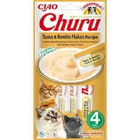 Inaba Ciao Churu ЛАСОЩІ Холістік коти (з тунцем та пластівцями боніто) 14 г 